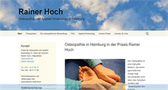 Desktop Screenshot of osteopathiepraxis-hamburg.de